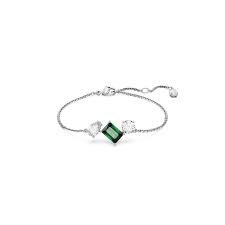 MESMERA:BRACELET GREEN WHITE/RHS M