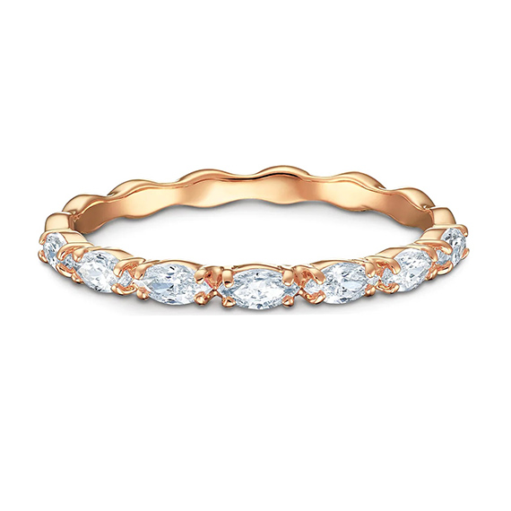 VITTORE:RING MARQUISE CZWH/ROS 52