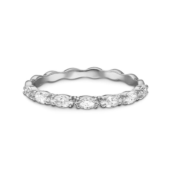 VITTORE:RING MARQUISE CZWH/RHS 60