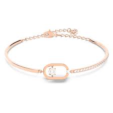 NORTH:BRACELET OVAL PAVE CZWH/ROS M