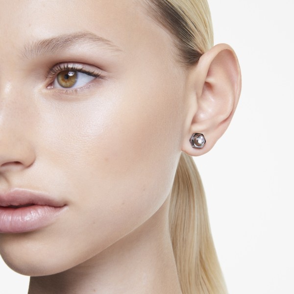 БИЖУТЕРИЯ,СЕРЬГИ,NUMINA:PE STUD WHITE/BRU