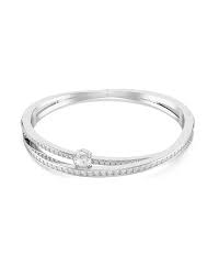 БИЖУТЕРИЯ/БРАСЛЕТ/HYPERBOLA:BANGLE DROP WHITE/RHS L