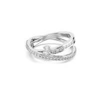 БИЖУТЕРИЯ/КОЛЬЦО/HYPERBOLA:RING 2 ROW WHITE/RHS 58
