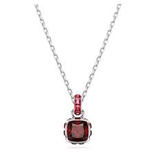 BIRTHSTONE:PEND JAN PENDANT RED/RHS