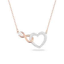 SWA INFINITY:NECKLACE H&I CRY/CZWH/MIX