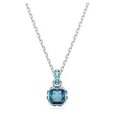 BIRTHSTONE:PEND DEC PENDANT BLU/RHS