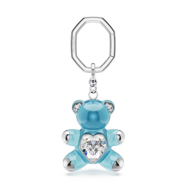 TEDDY:KEYRING BLU/RHS