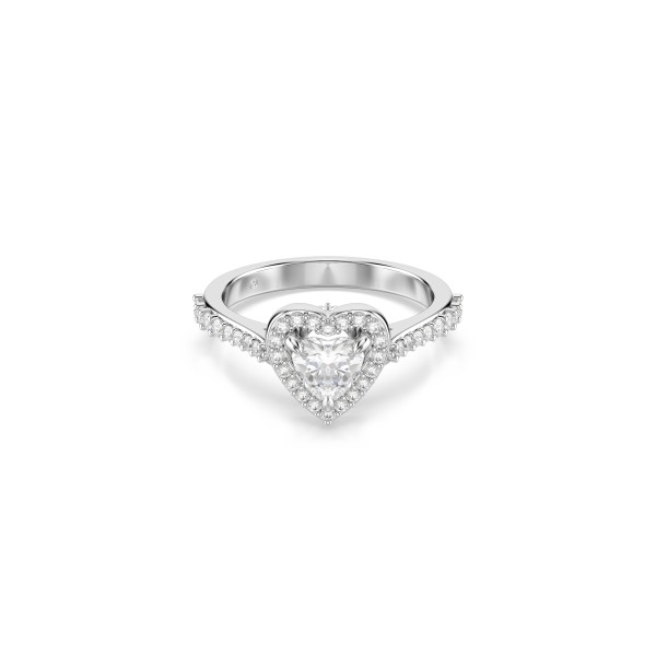 UNA:RING HRT WHITE/RHS 52